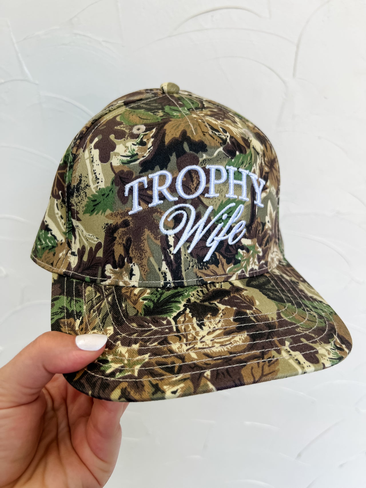 Trophy Wife Camo Cap