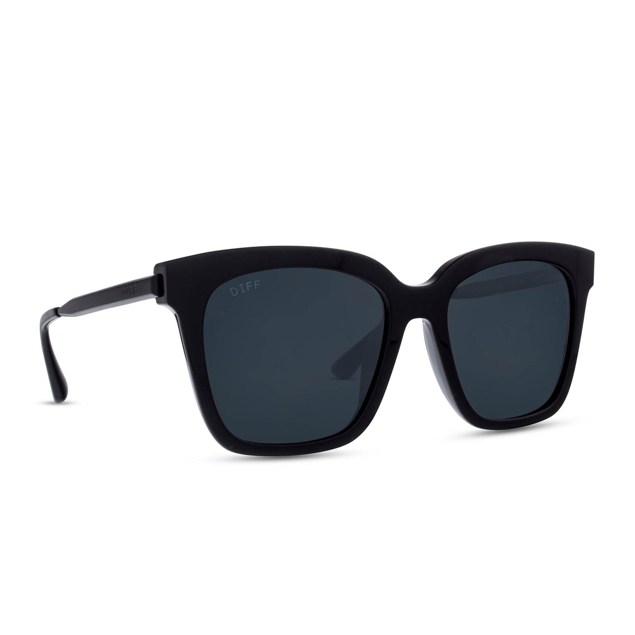 {DIFF} Bella - black + grey polarized sunglasses