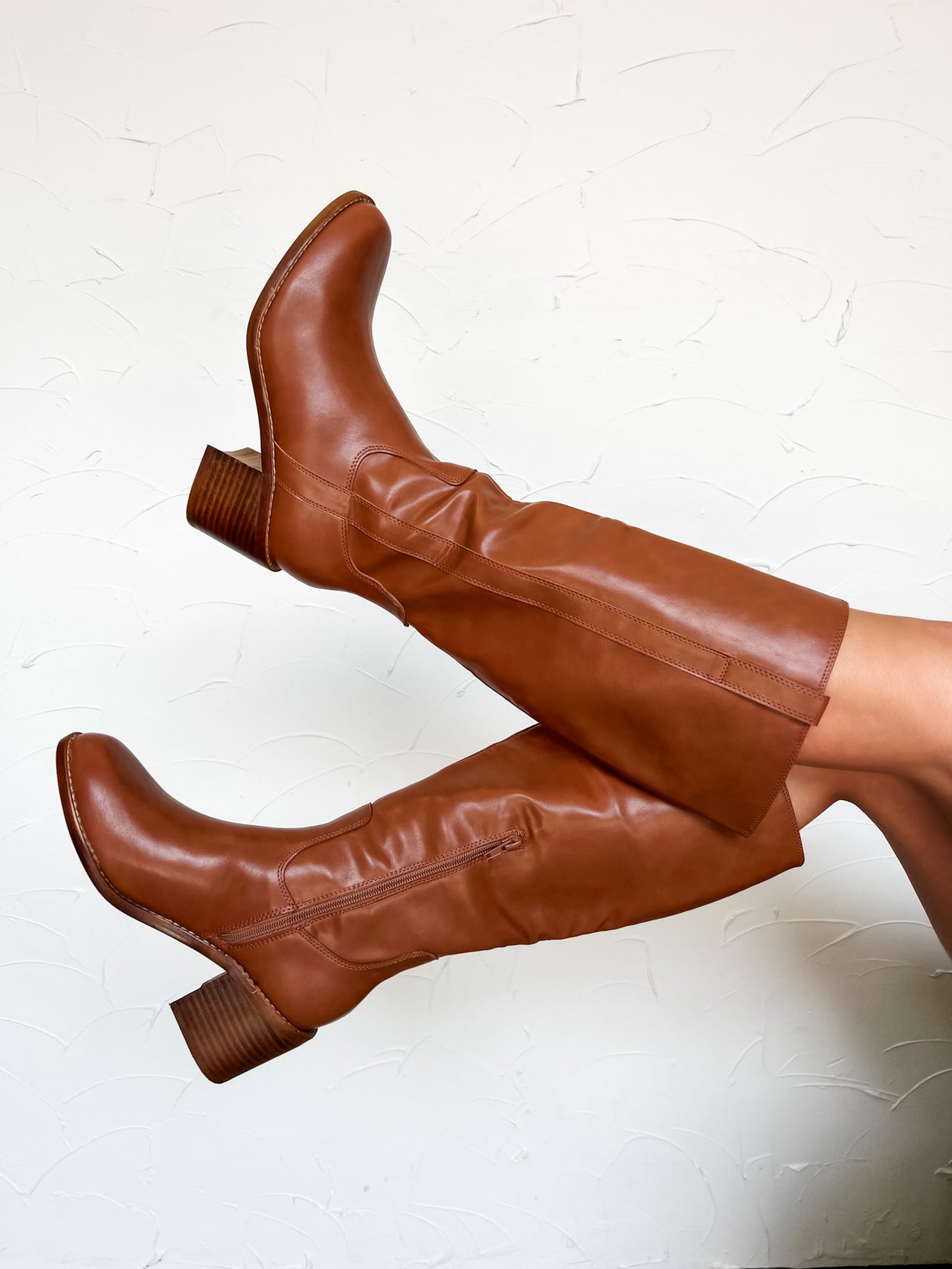 The Harriet Tall Riding Boot- Brown