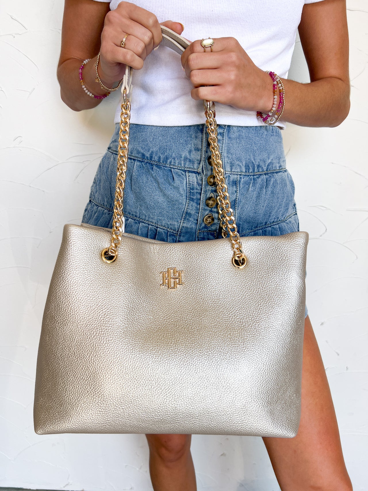 {CH} Blair Tote Pearl