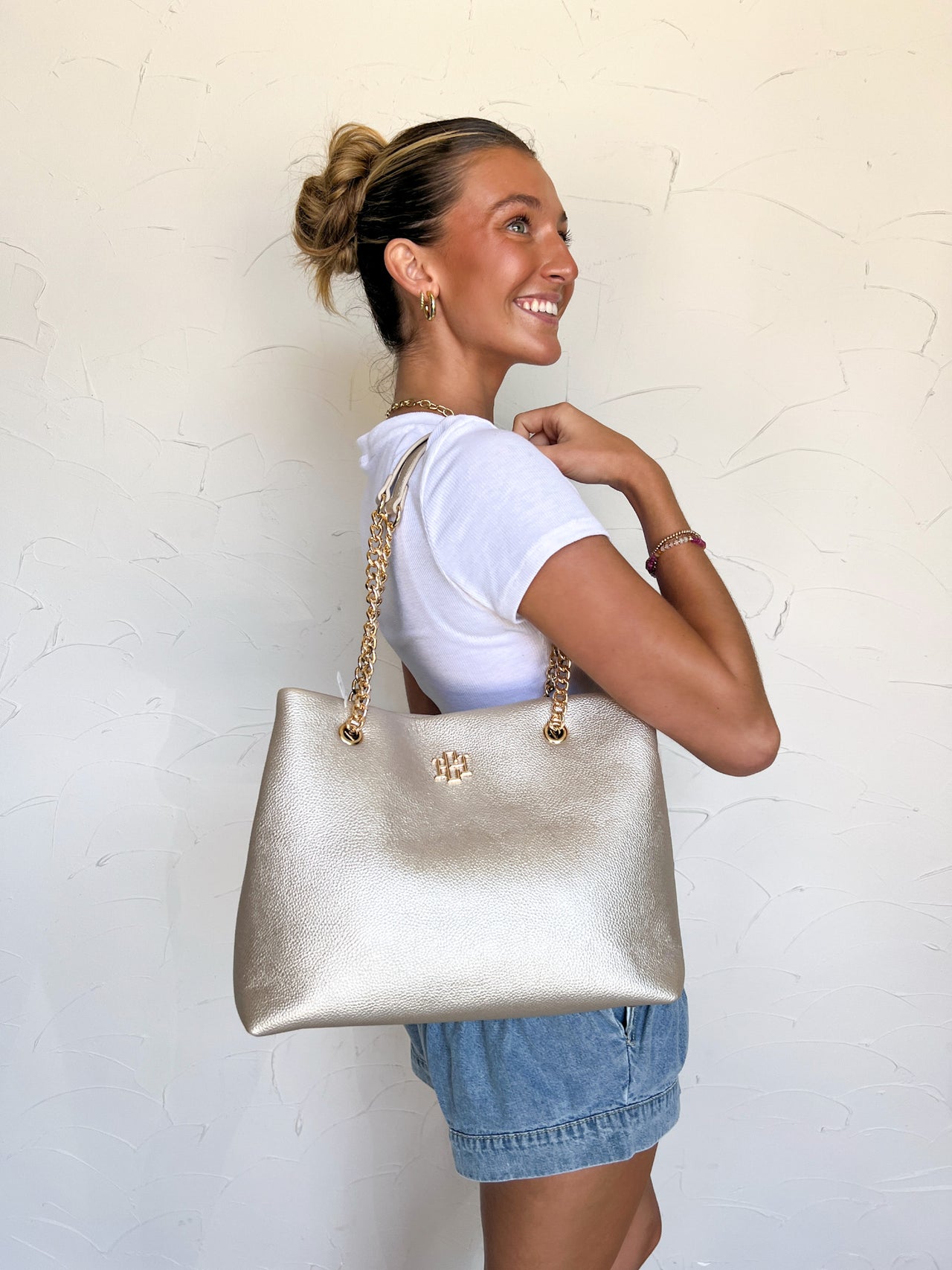 {CH} Blair Tote Pearl