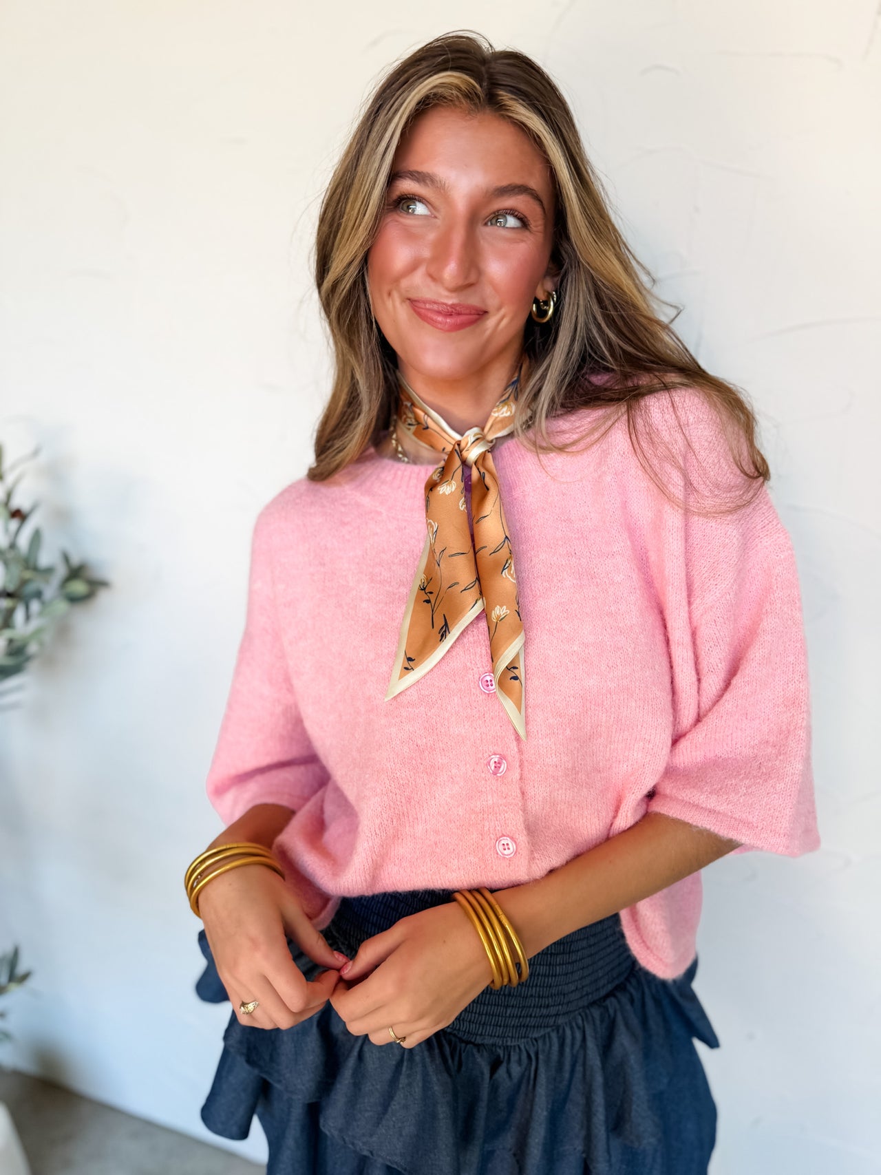 Feeling Your Best Pink Button Down Cardigan