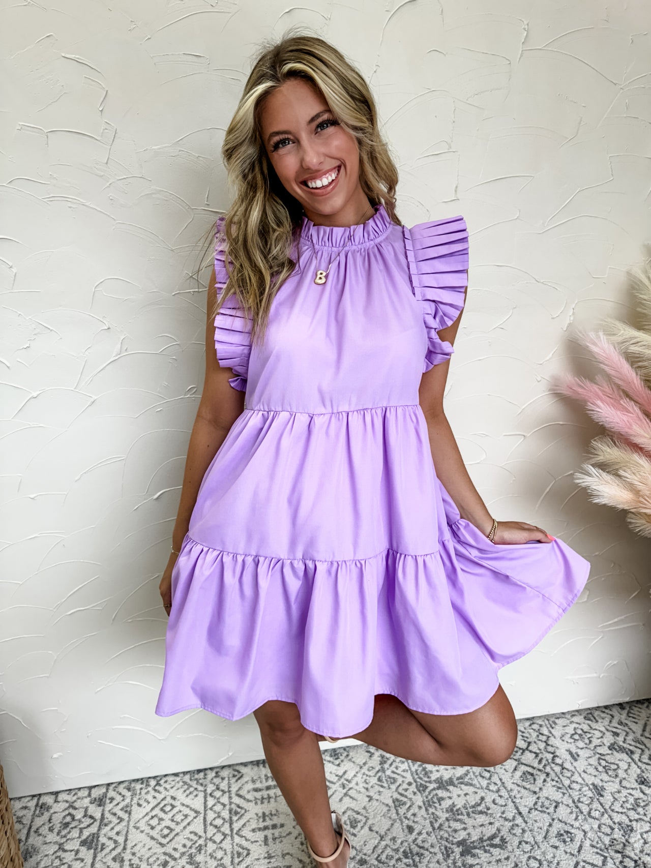 Me Best Life Lavender Dress
