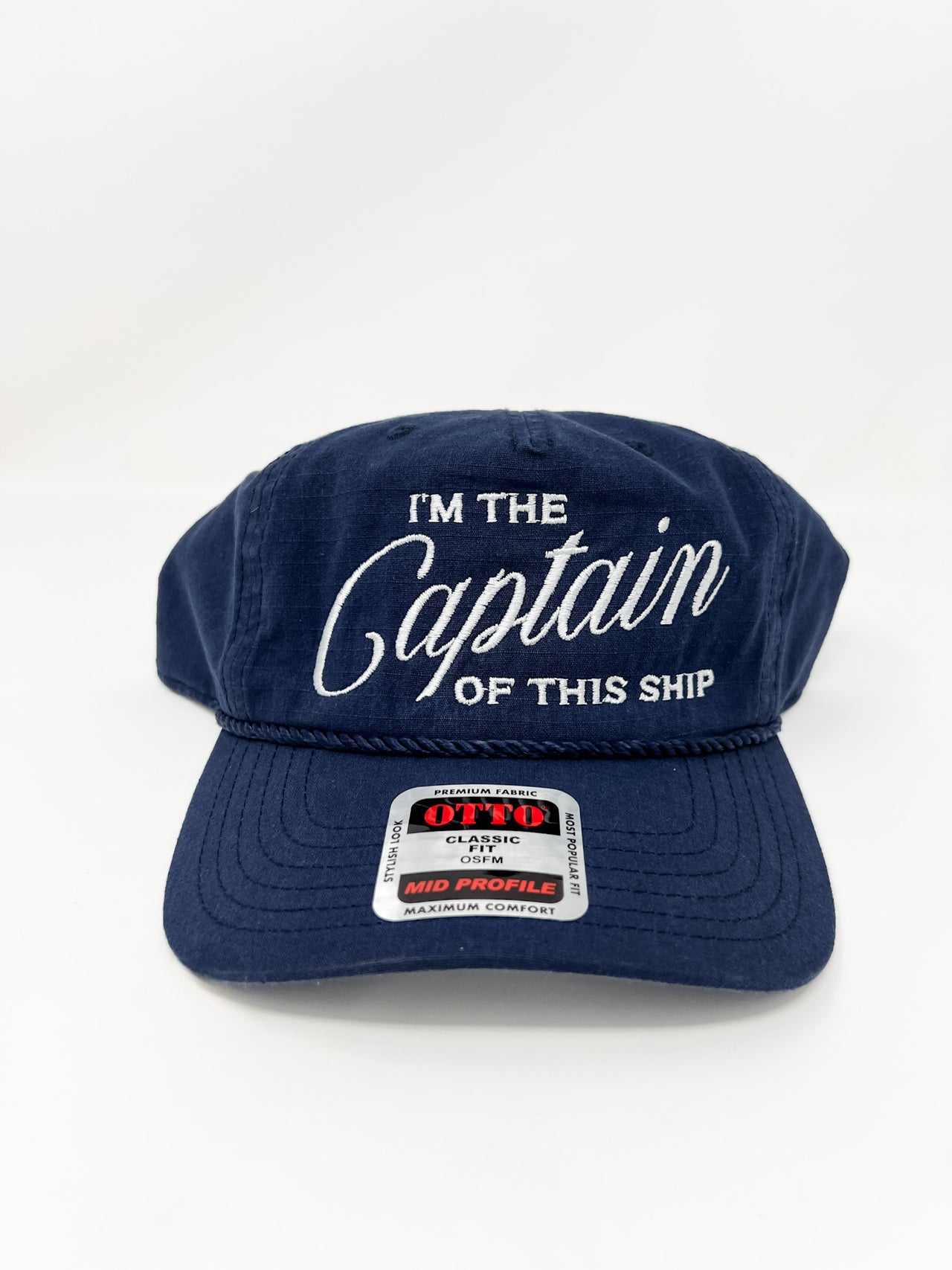 Captain Of This Ship Rope Hat