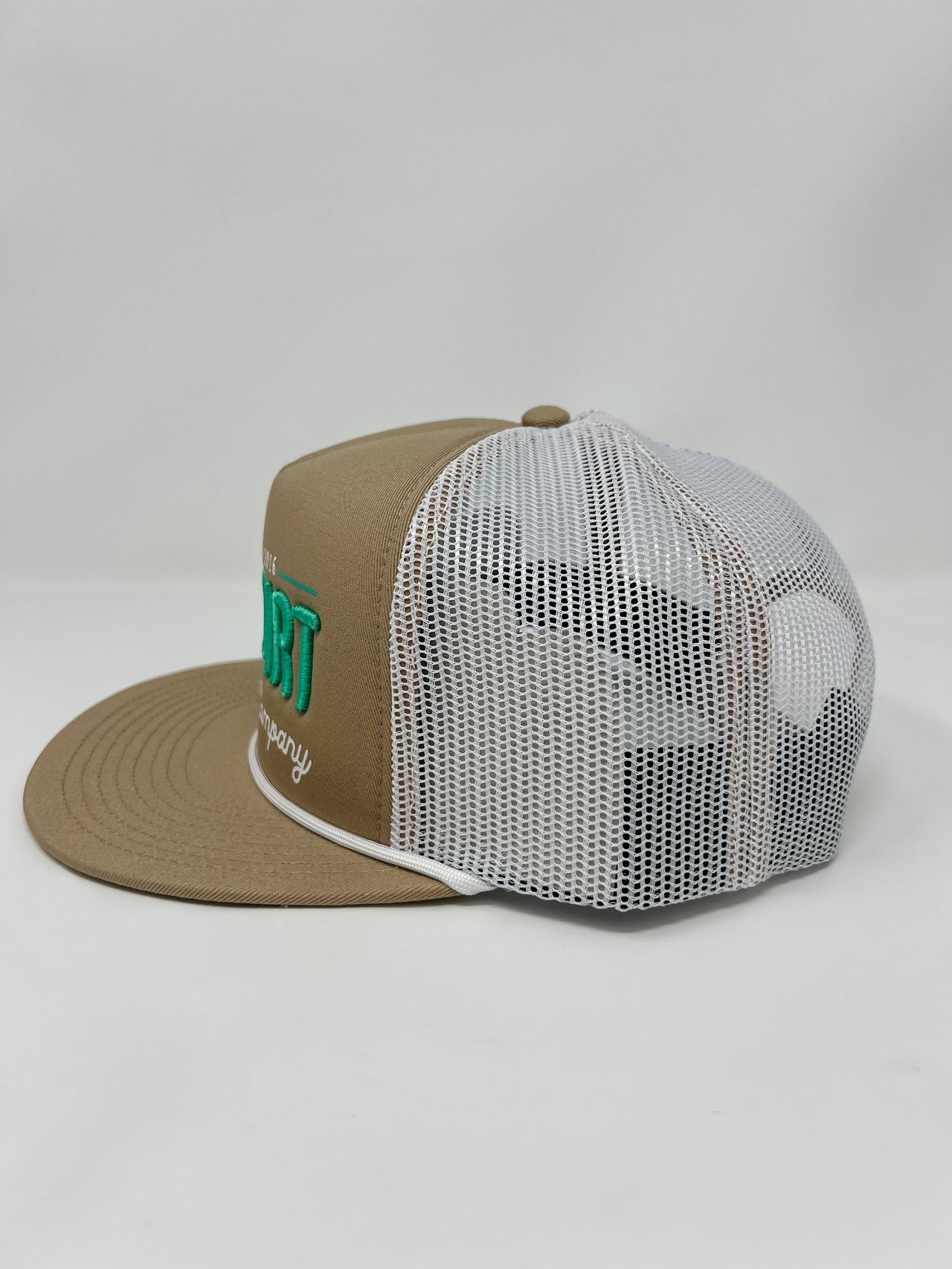 Papa Hat- Khaki/White