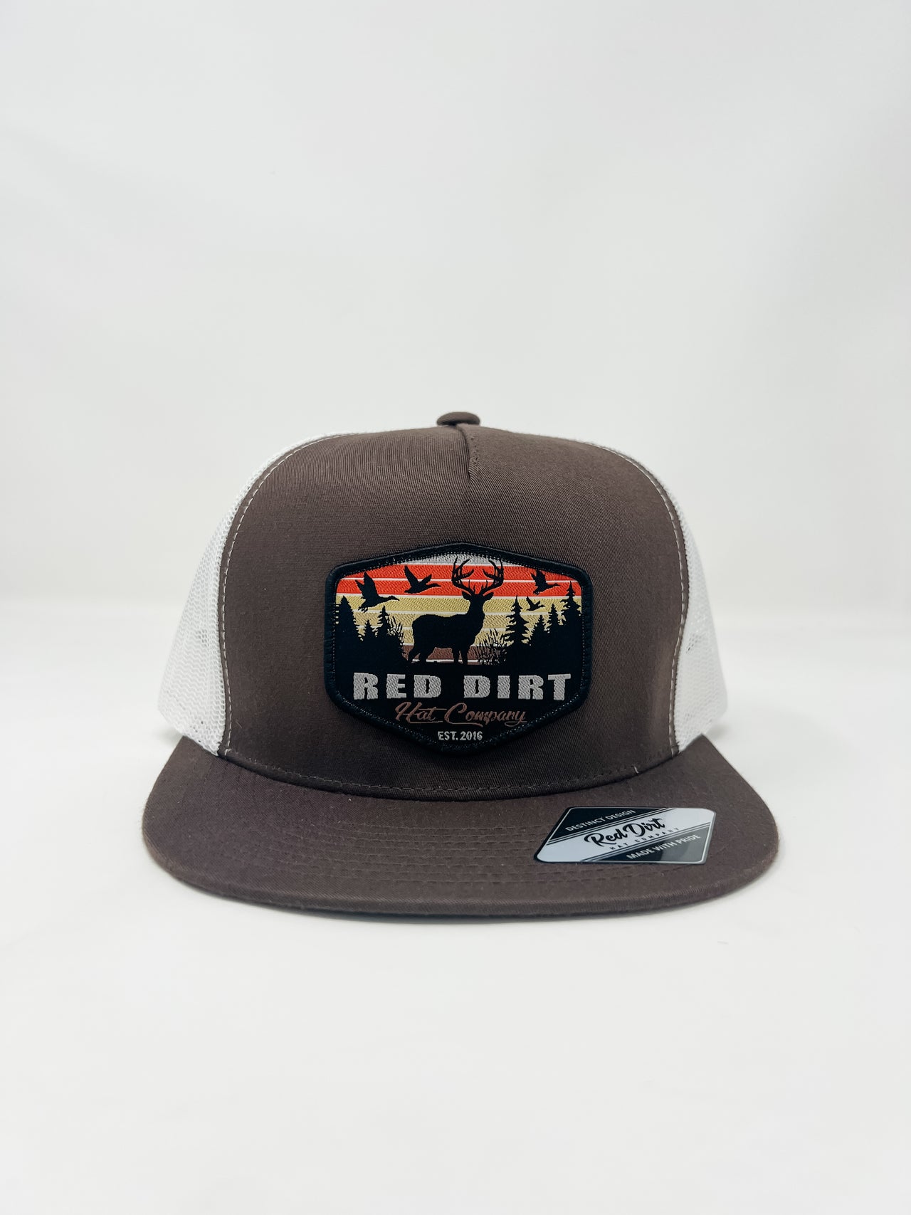 Open Season Hat- Brown/White
