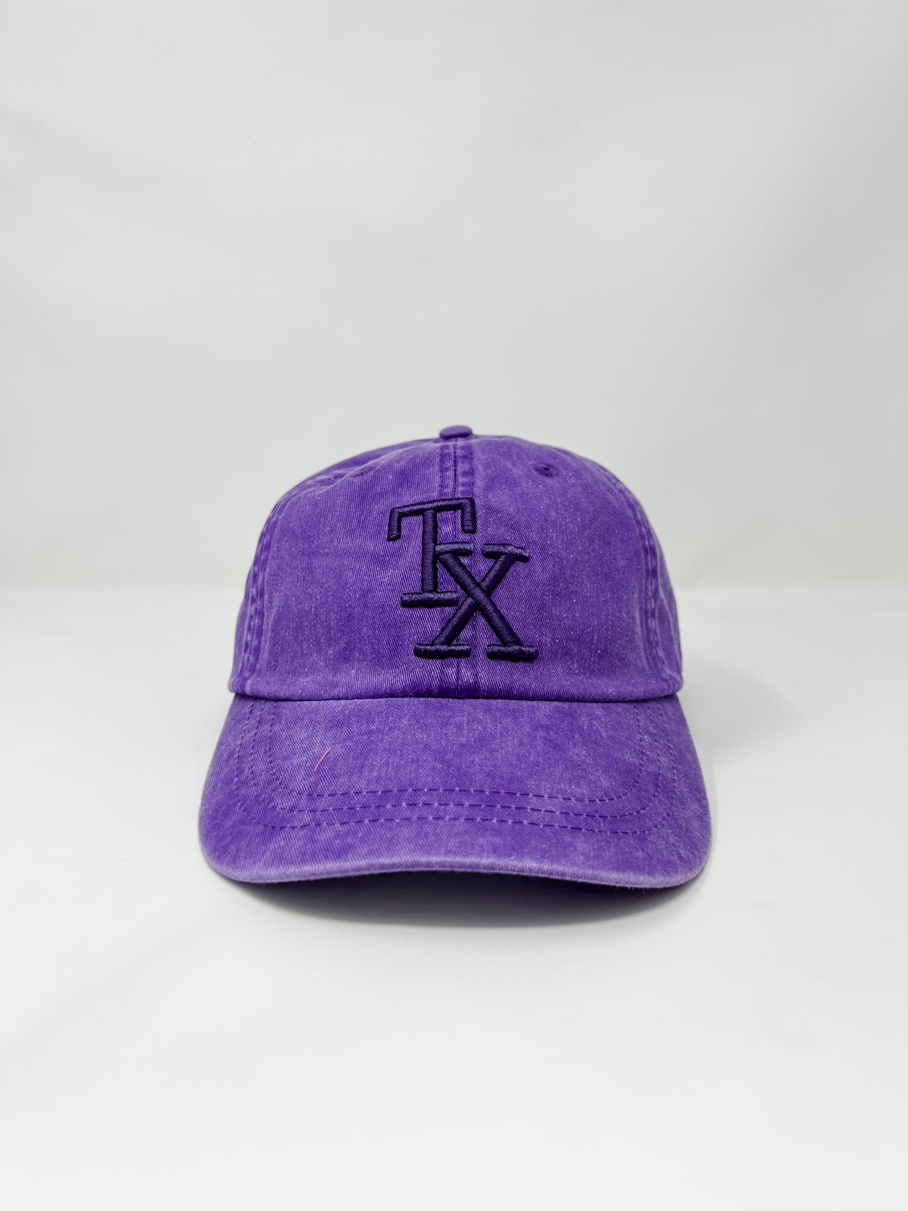 TX Stacked Monochrome Cap- Grape