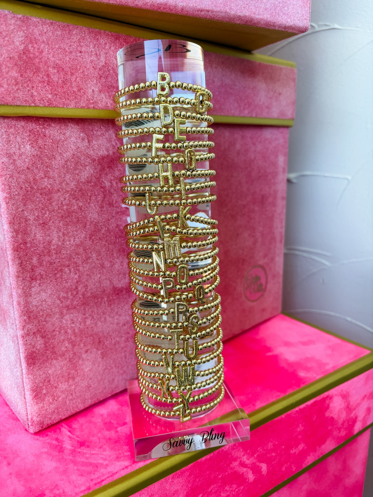 Initial Ball Bracelet