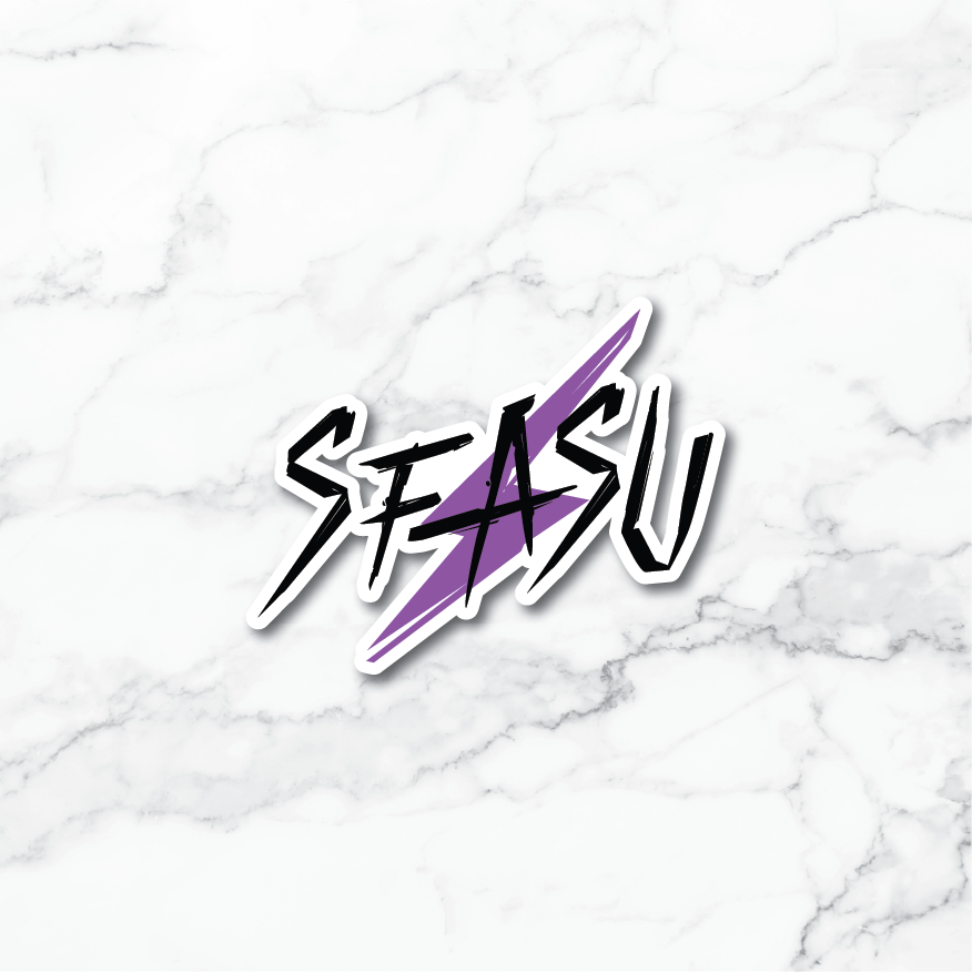 SFASU Lightning Sticker