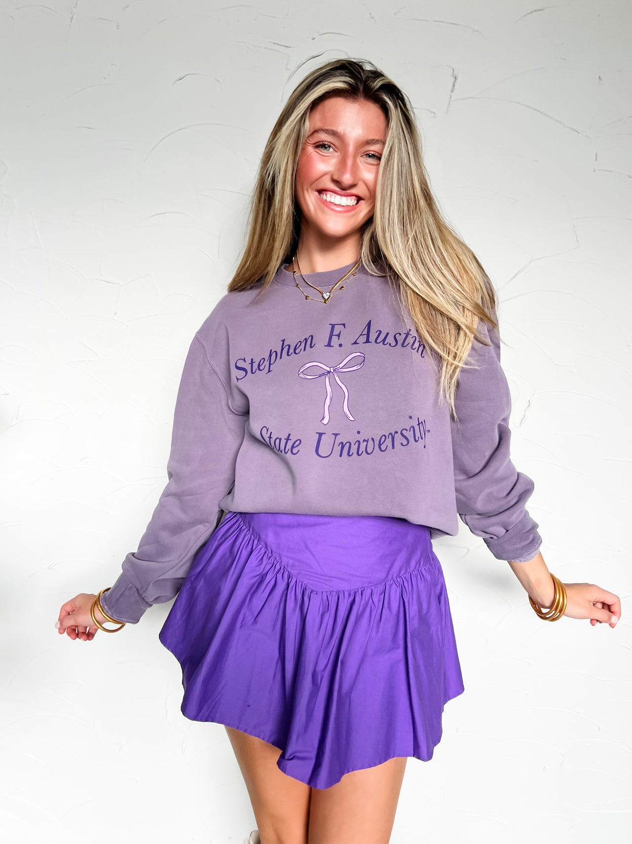 Stephen F. Austin Bow Sweatshirt
