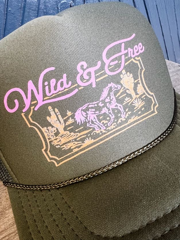 Wild and Free Foam Hat