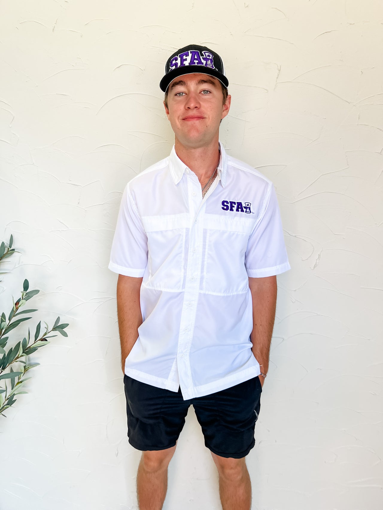 SFA Axe Embroidered Fishing Shirt