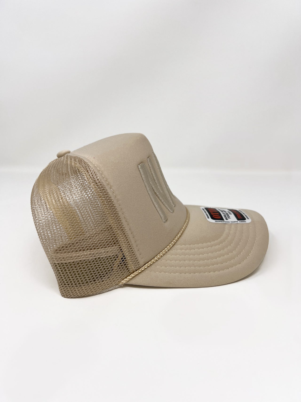 NAC Embroidered Puff Hat- Khaki