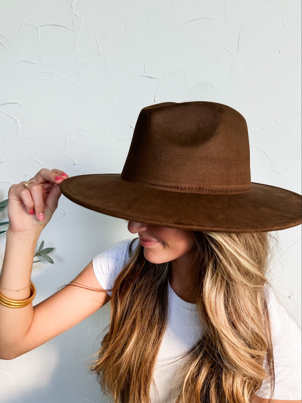 Sonia Felt Hat- Coffee