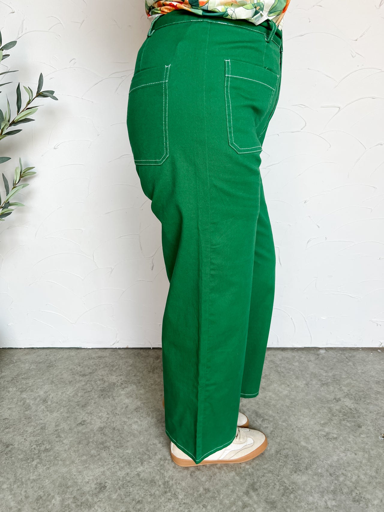 Seeing Green Front Pocket Pants