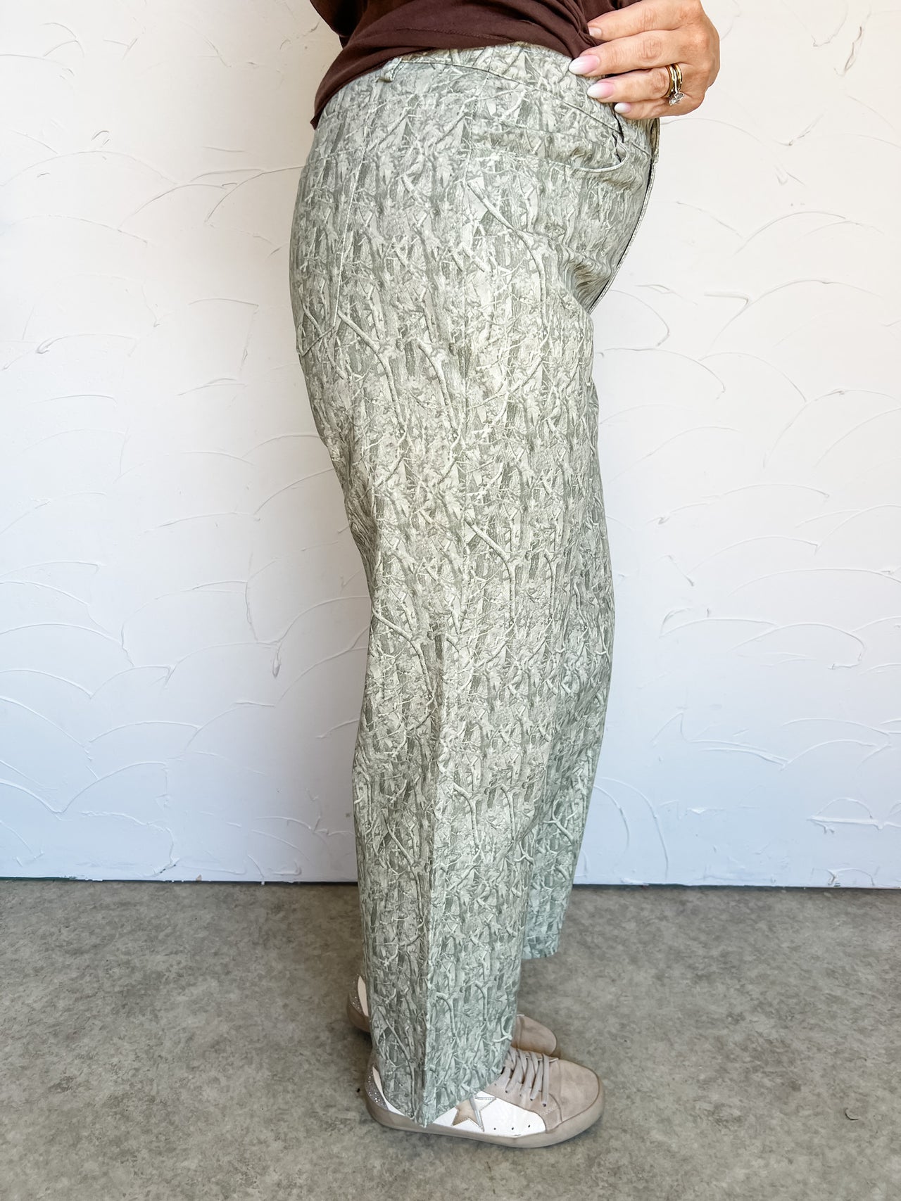 Nature's Camo Wide Leg Pants