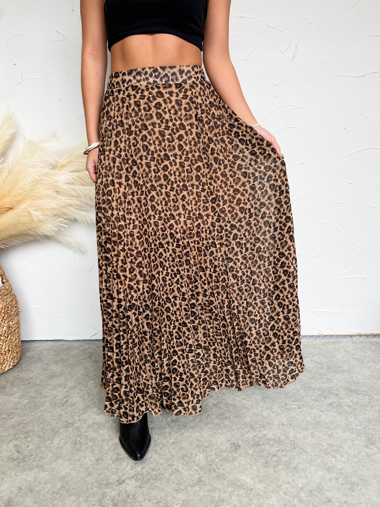 An Act Of Kindness Leopard Maxi Skirt