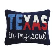 Texas Is My Soul Hook Pillow