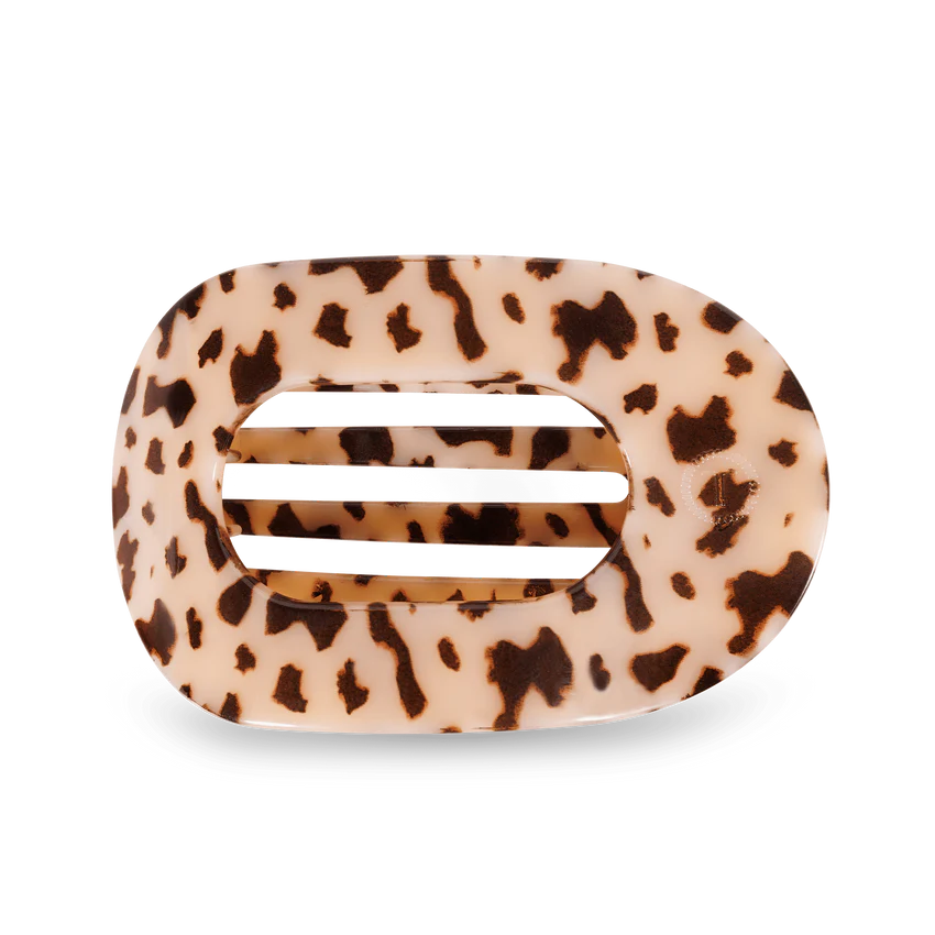 Blonde Tortoise Round Clip- Large