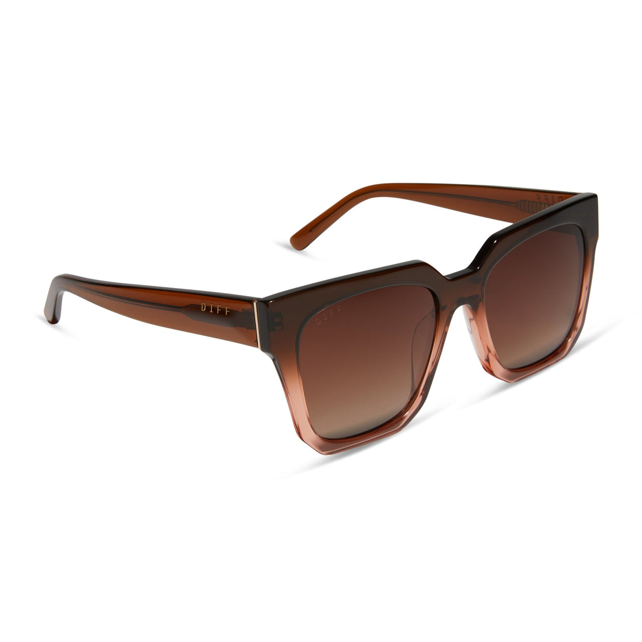 {DIFF} Bella ii- taupe ombre + brown sunglasses