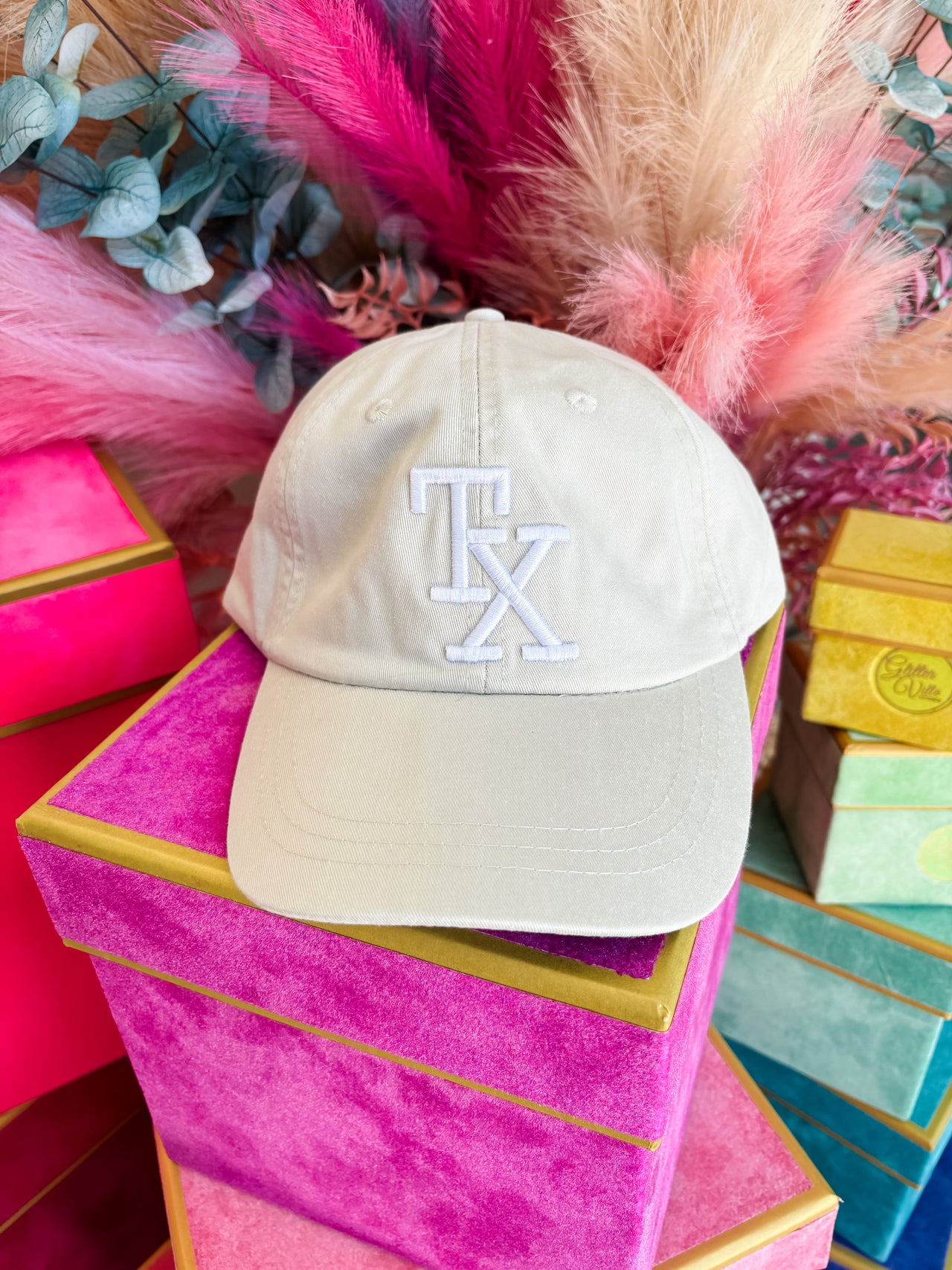 TX Stacked Puff Cap- Ivory
