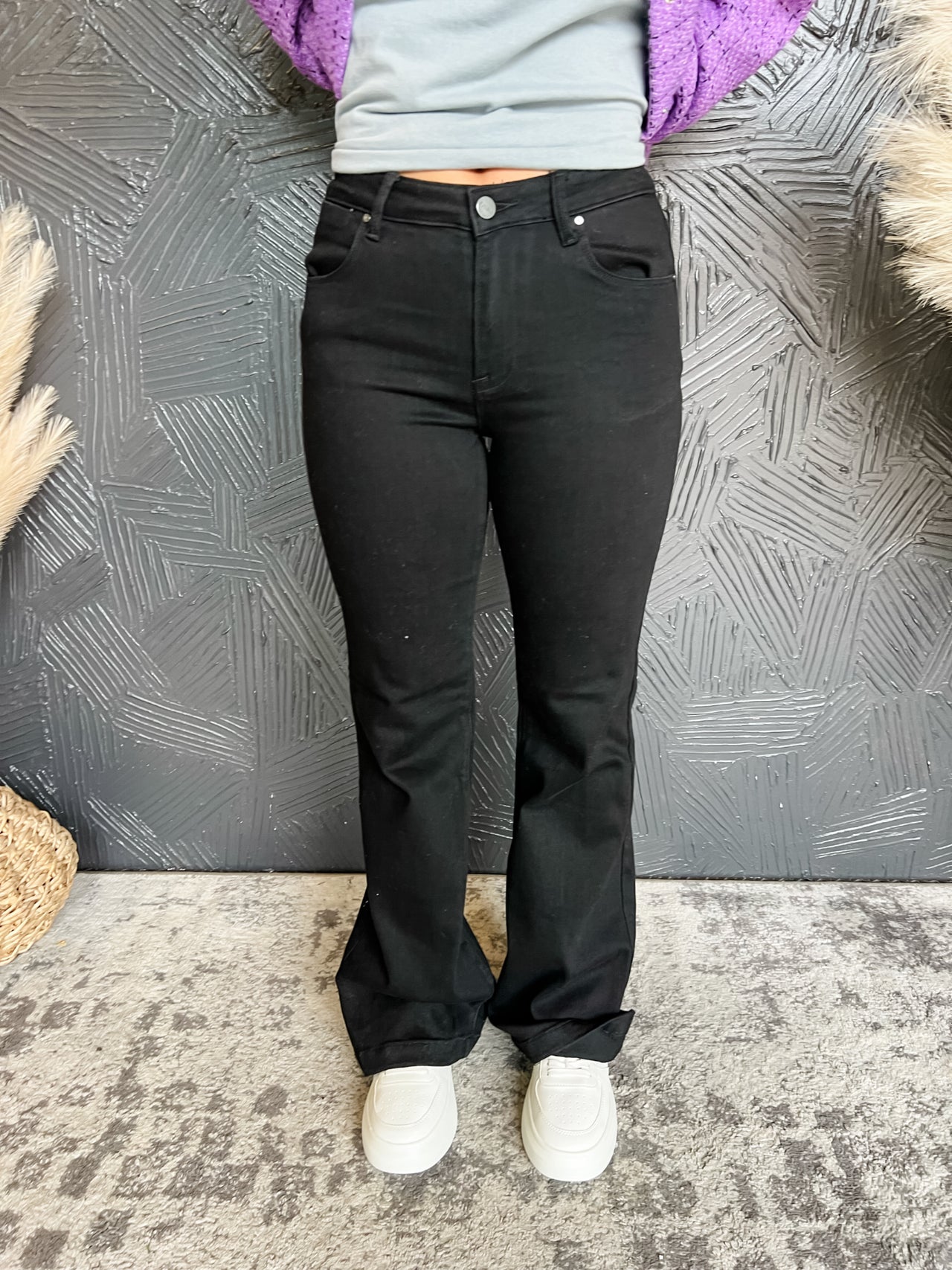 Recipe For Success Mid Rise Flare Jeans