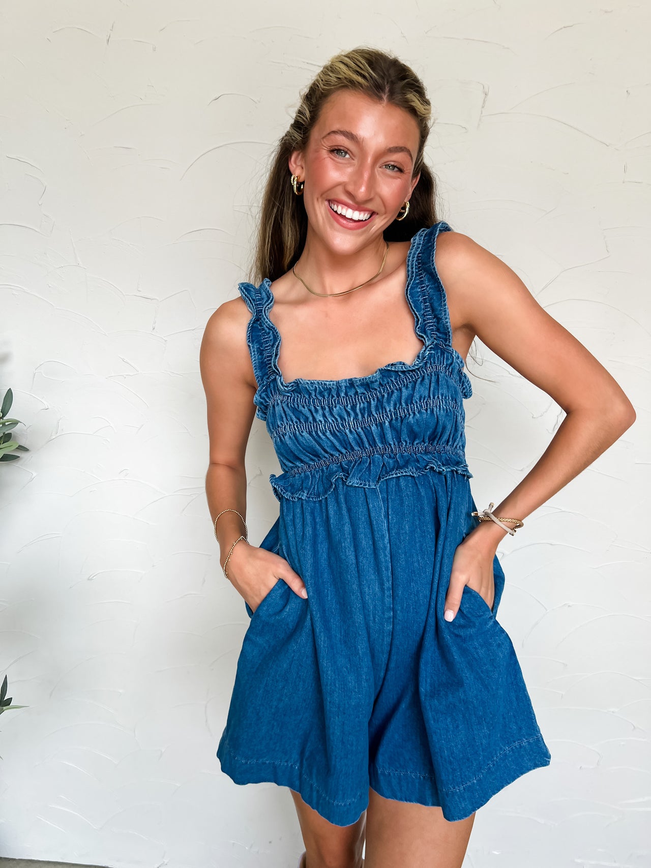 My Day To Day Denim Romper