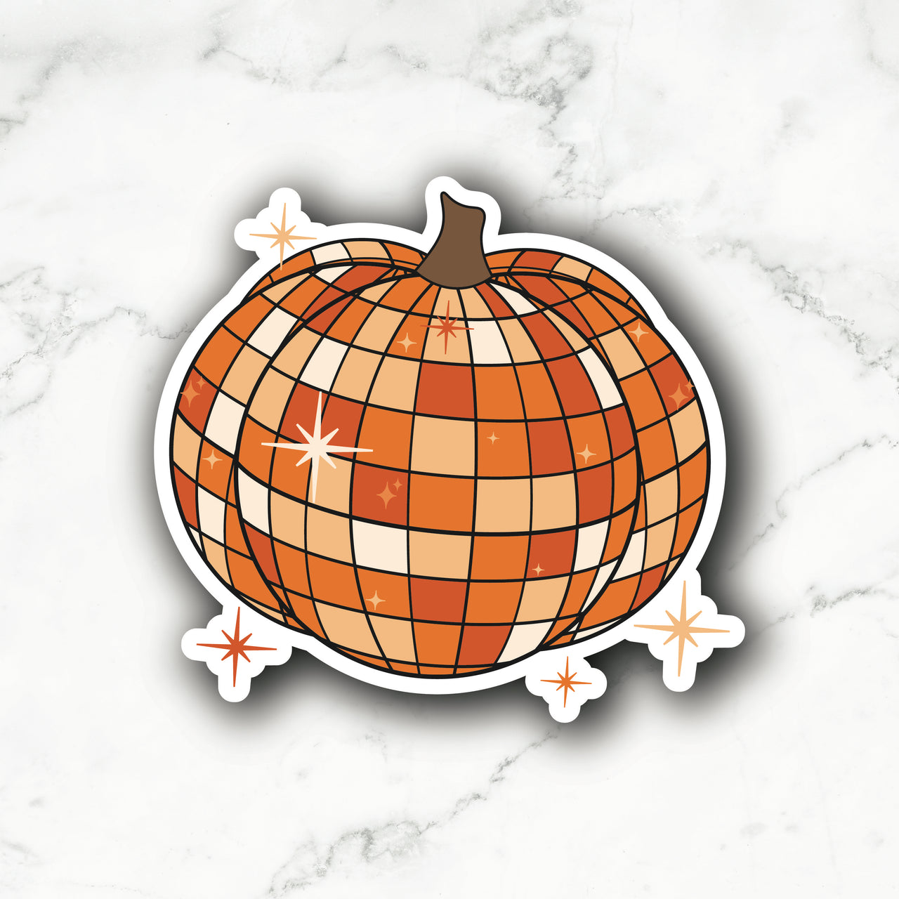 Pumpkin Disco Sticker