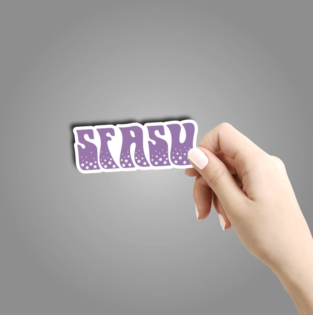 SFASU Retro Stars Sticker
