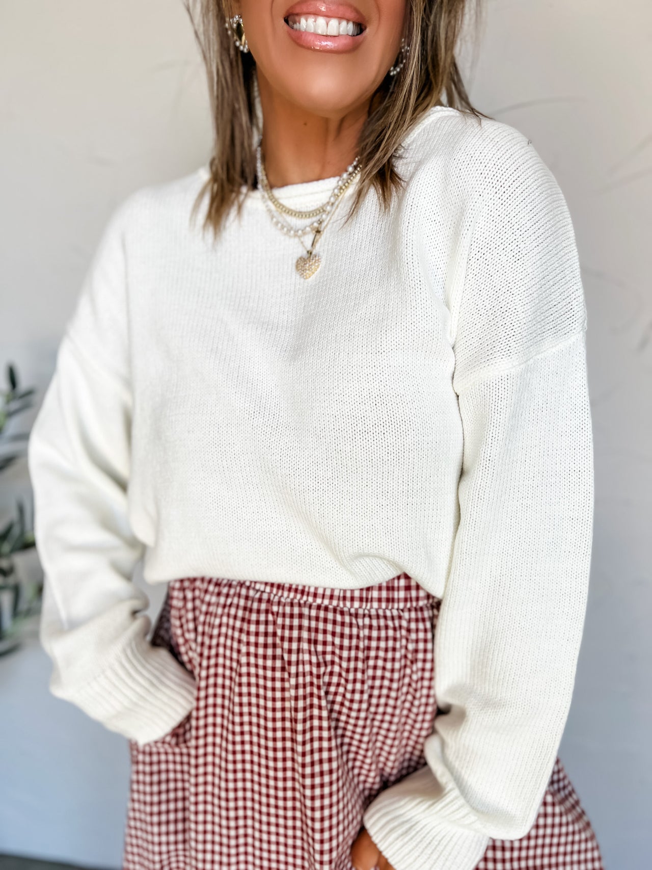 Call Me Perfect Sweater- Ivory