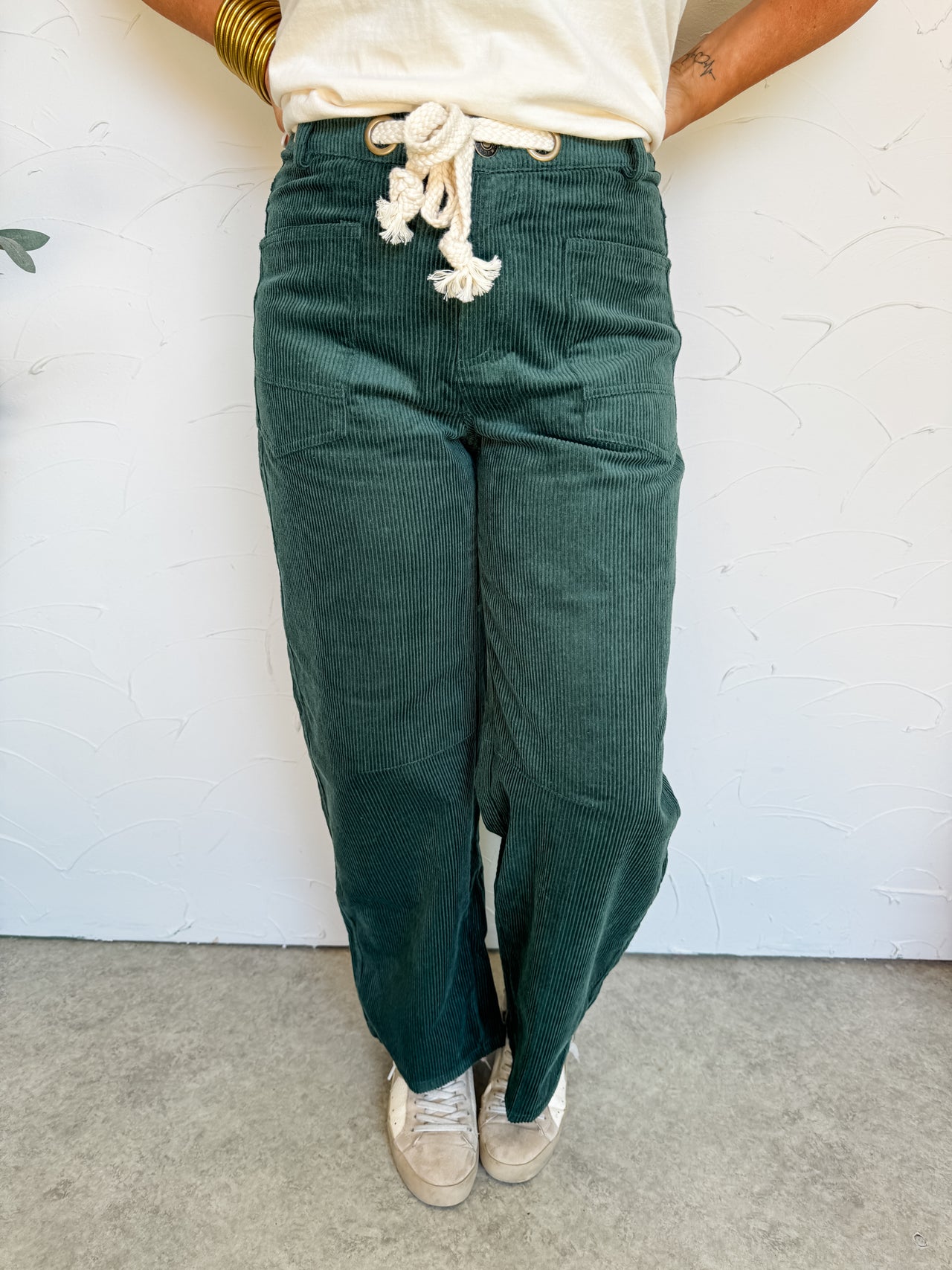 Easy Breezy Corduroy String Pants