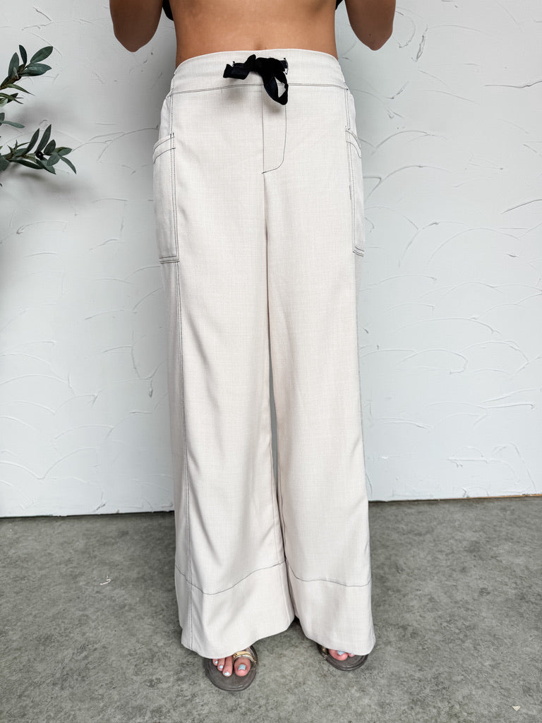 In A Dream Wide Leg Cropped Pants