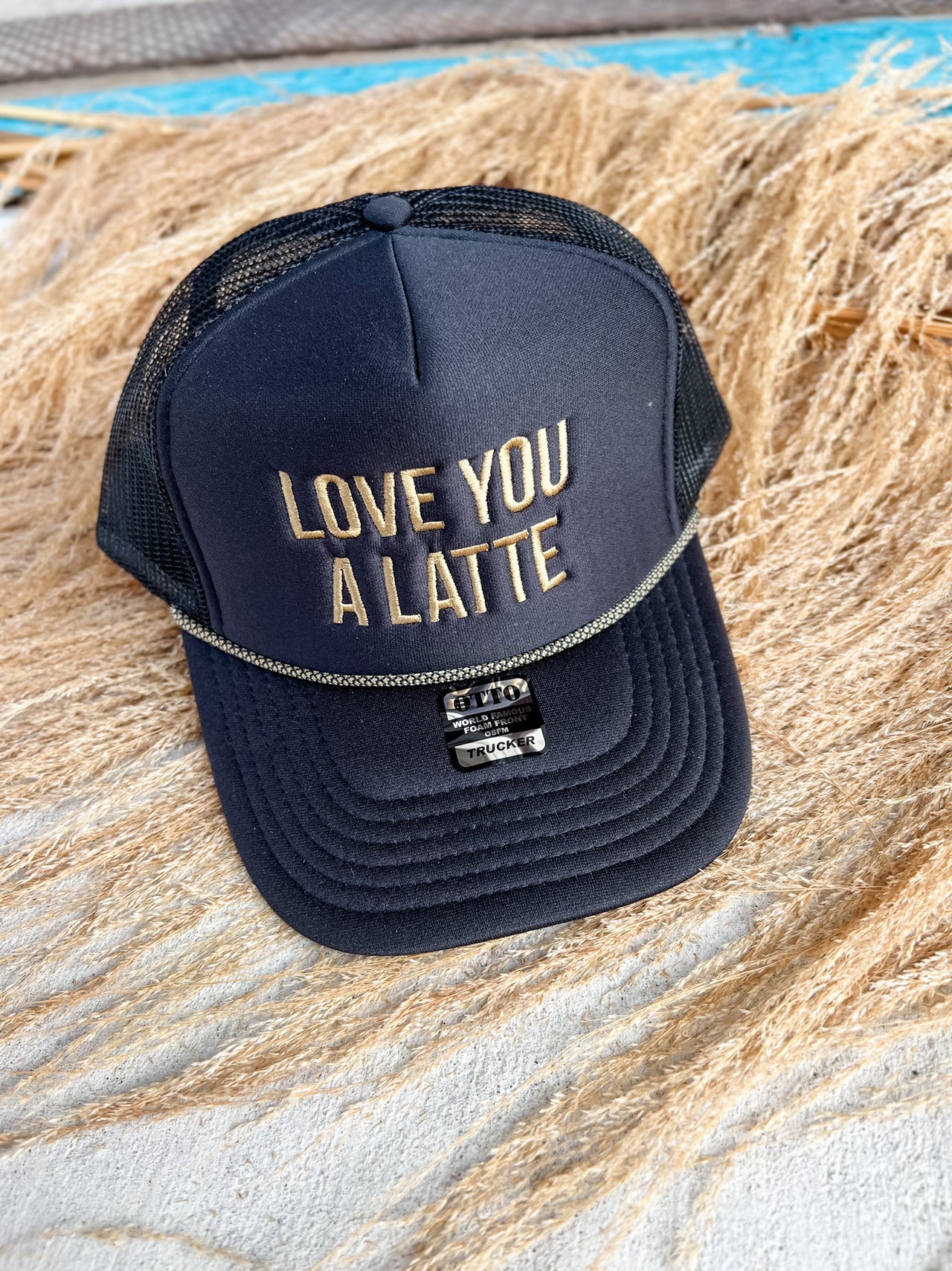Love You A Latte Foam Hat