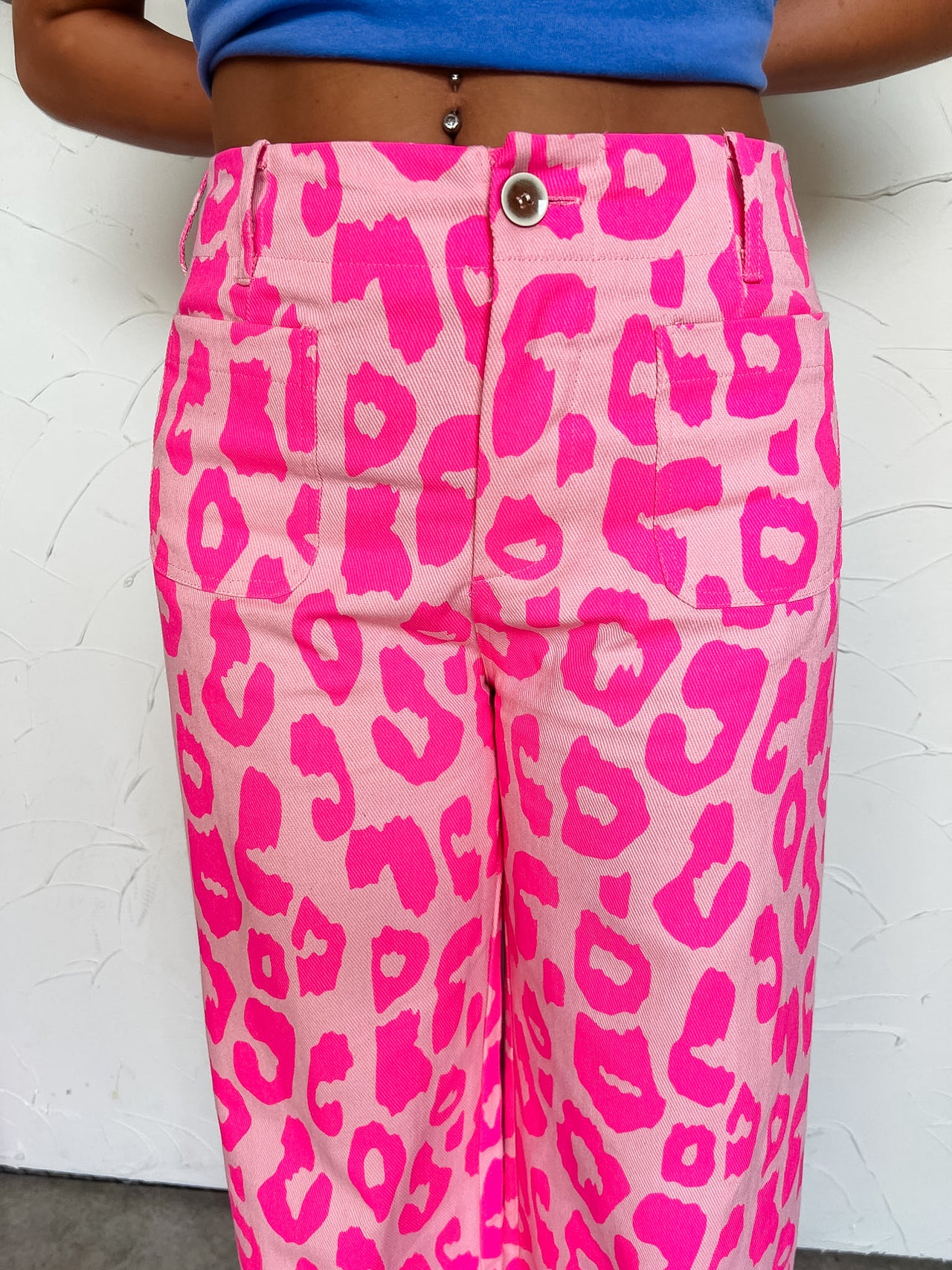So True Pink Cropped Wide Leg Pants