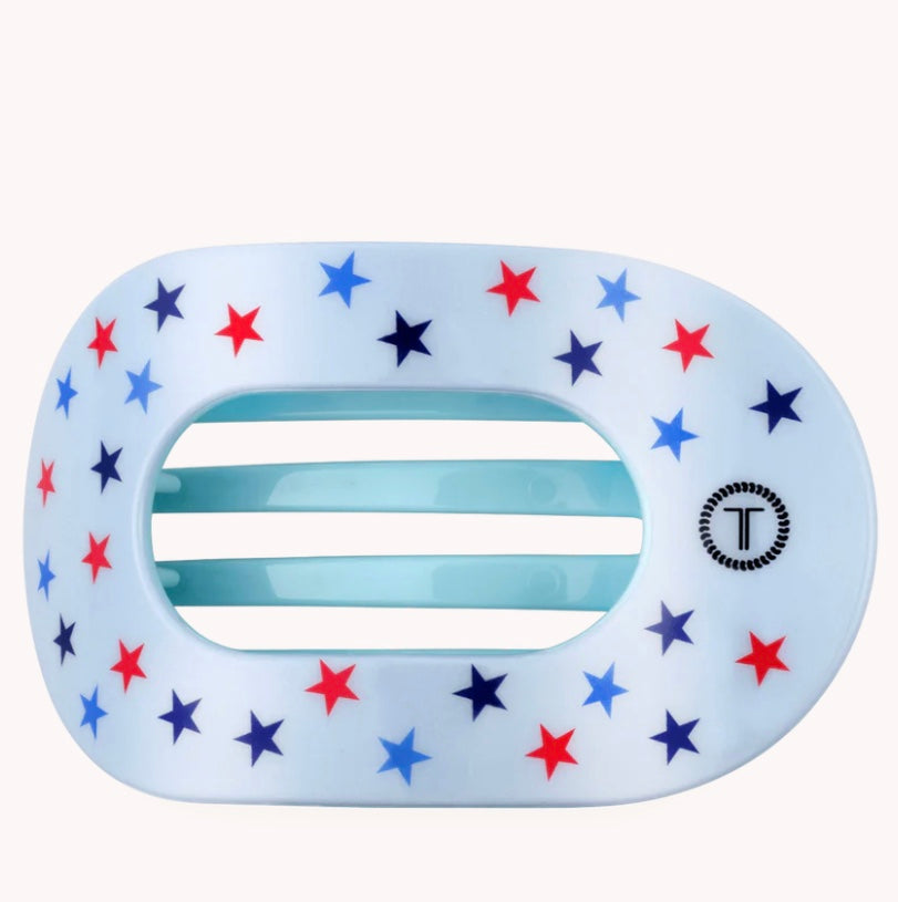 United We Sparkle Flat Round Hair Clip- Large
