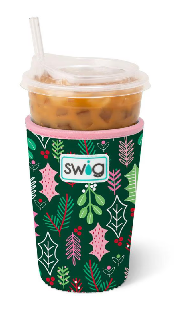 Merry Mistletoe Iced Cup Coolie (Medium)