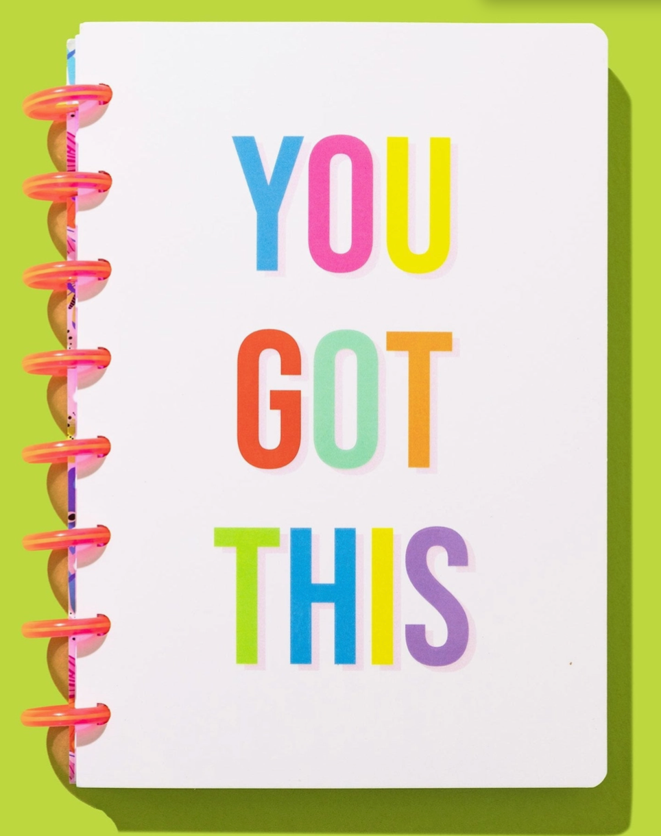 Disc Bound Notebook - "You Got This"