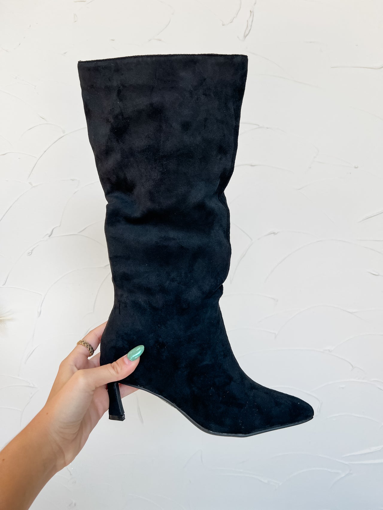 Pisa Heeled Boot- Black