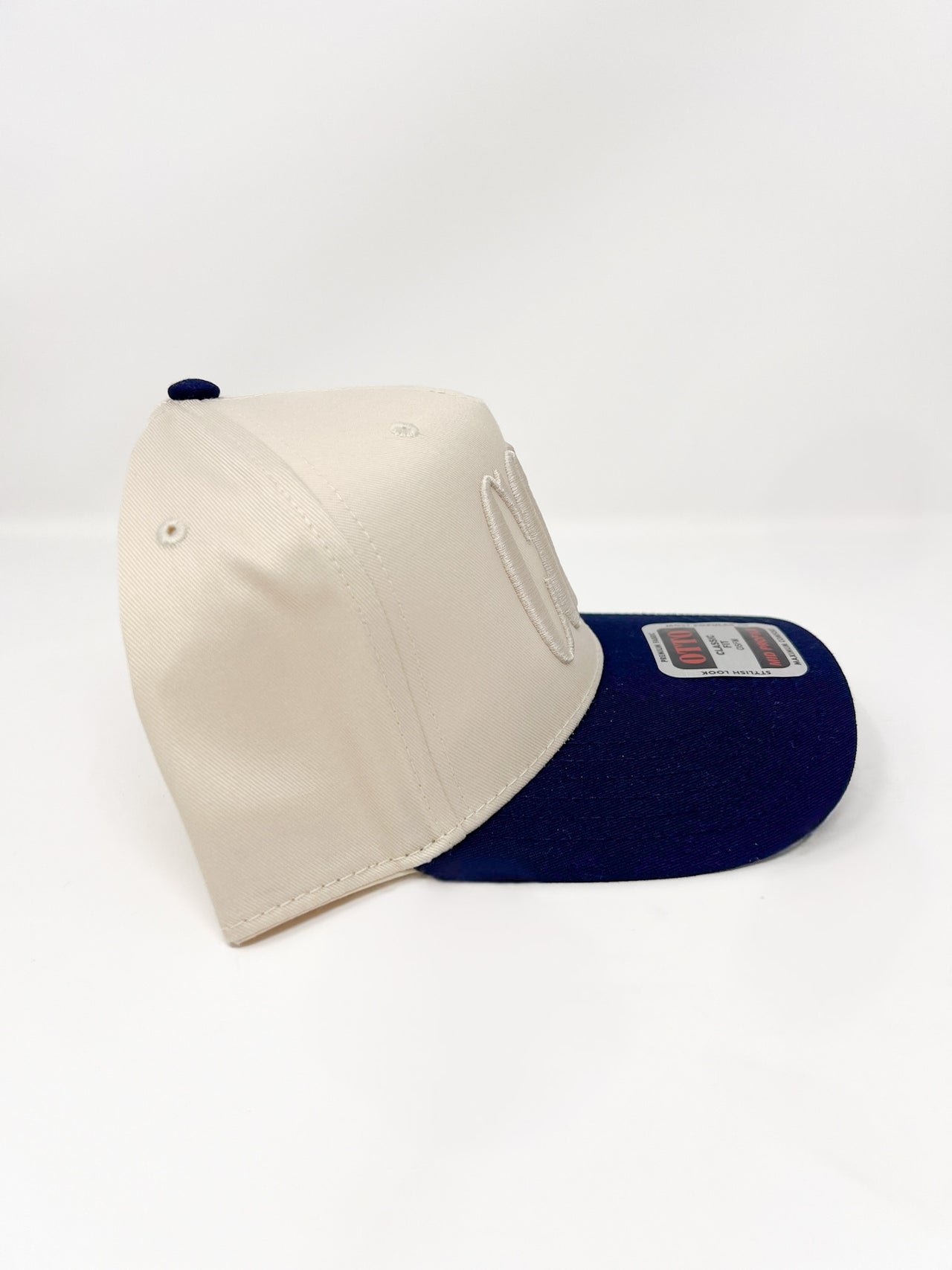 Cozy Tone Puff Hat- Navy