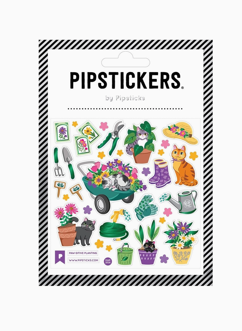 Paw-Sitive Planting Stickers