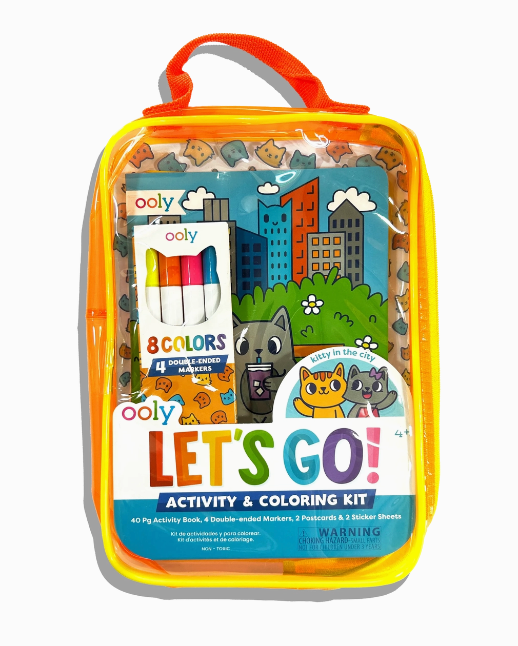 Let's Go!: Activity & Coloring Kit - Kitty in the City