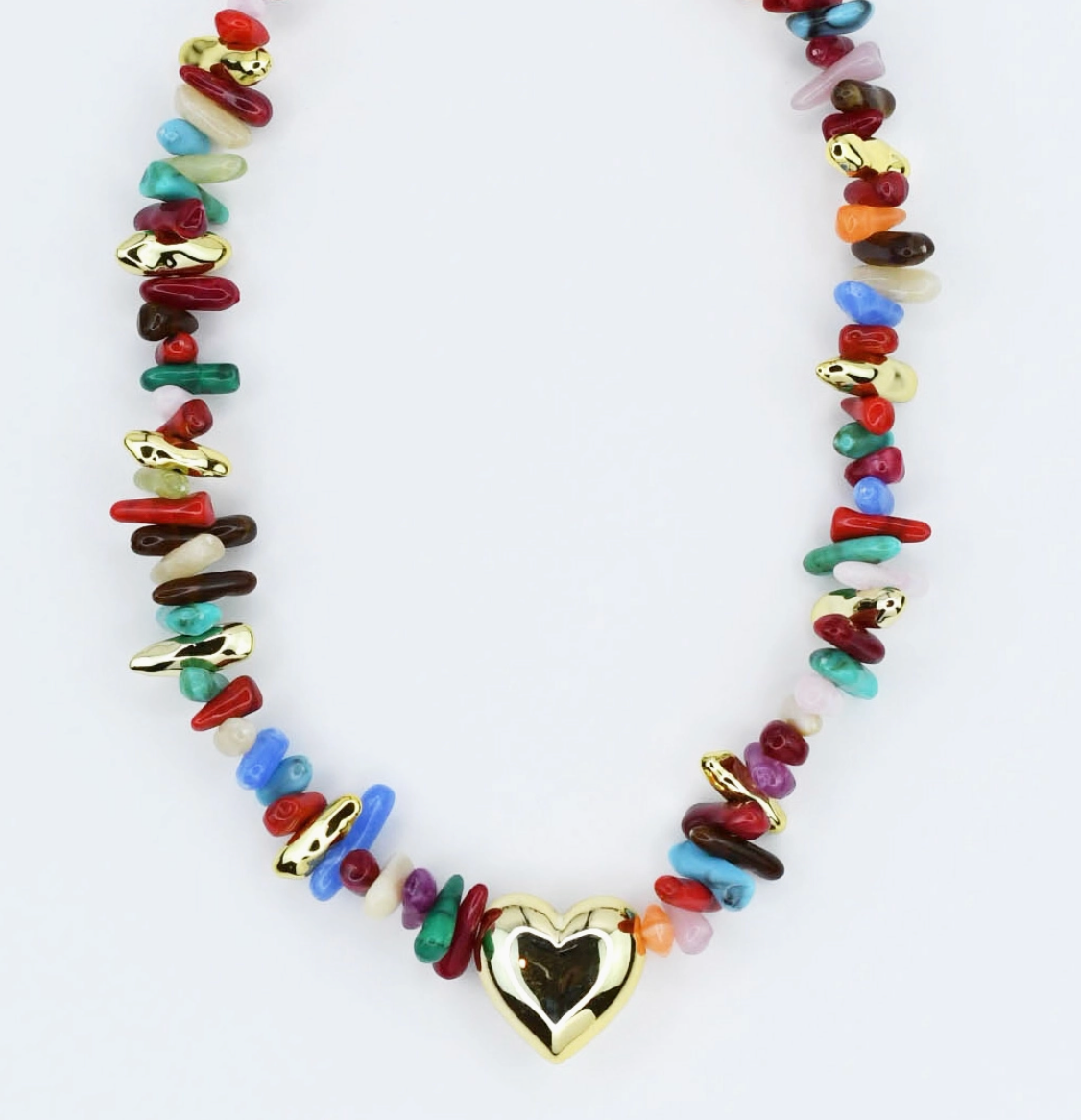 {TJ} Happy Little Things Heart Necklace