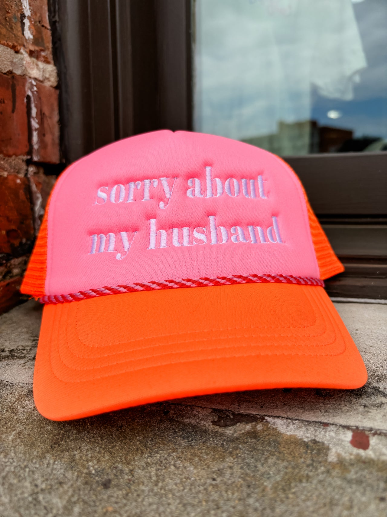 Sorry About My Husband Foam Hat