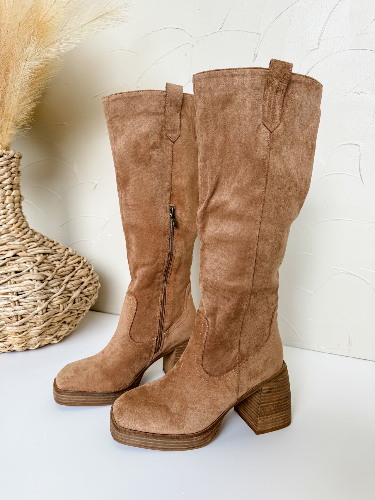 Rio Boots-  Tan Suede