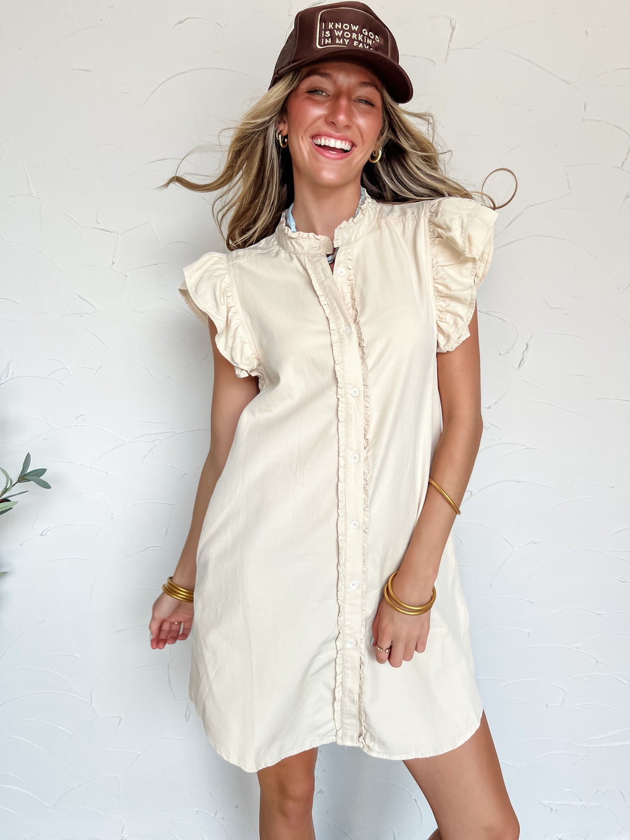 Playing It Cool Round Hem Dress