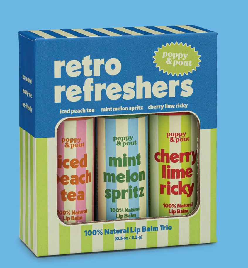 Retro Refreshers Lip Balm Trio Set