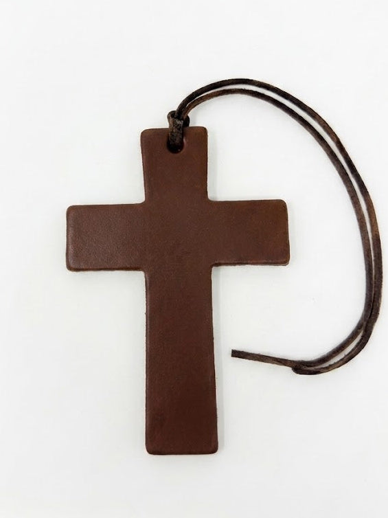 Blank Cross Car Scent- Leather