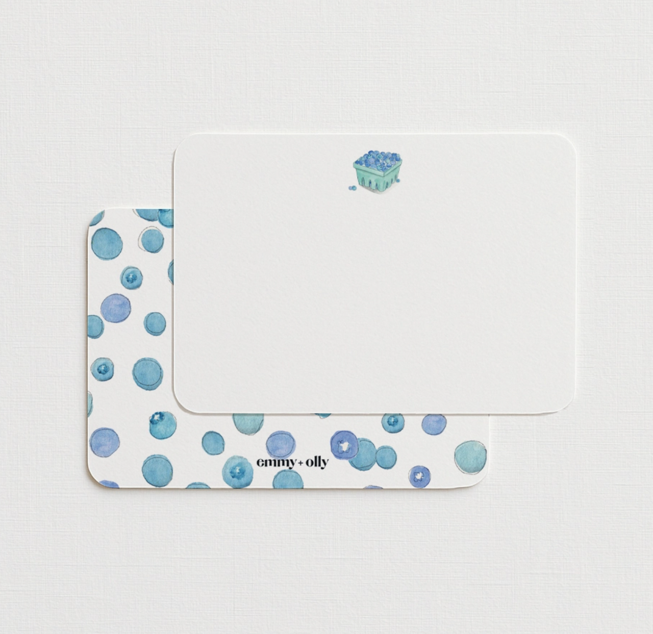 Stationery Box Set - Blueberries - Set of 10
