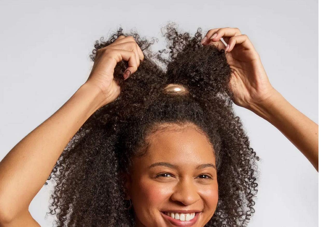 Gold Metal Cloud Hair Tie Cuff- Small