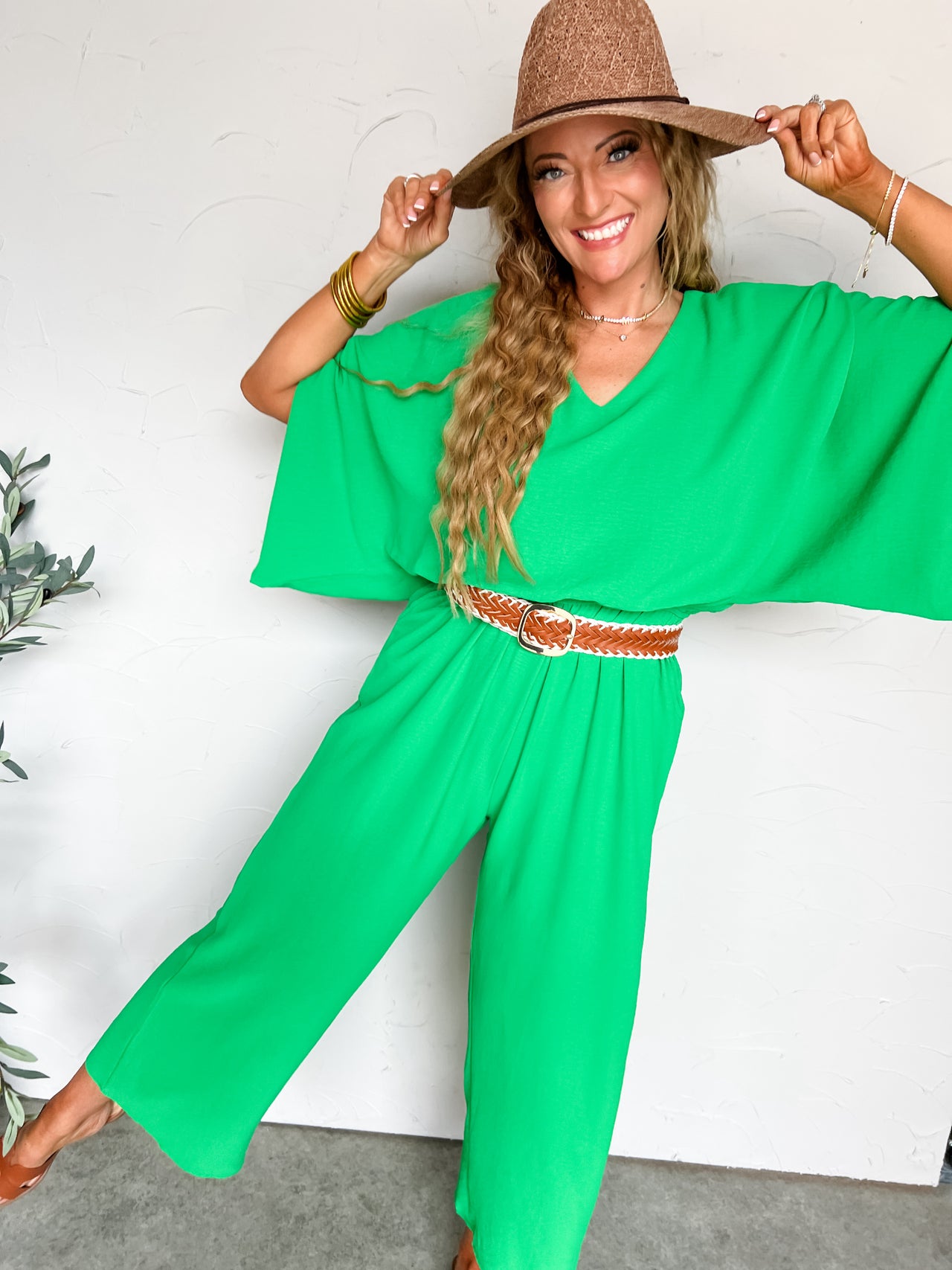 By Invitation Only Cinch Waist Jumpsuit